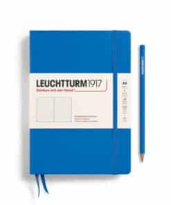 LEUCHTTURM1917 Medium A5 pontozott lapos NOTEBOOK, sky