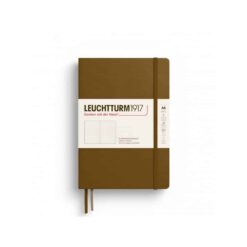 LEUCHTTURM1917 Medium A5 pontozott lapos NOTEBOOK, spice brown