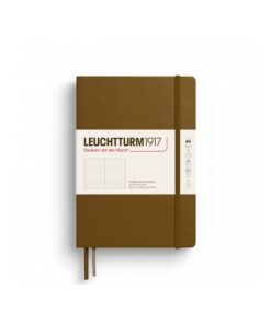 LEUCHTTURM1917 Medium A5 pontozott lapos NOTEBOOK, spice brown