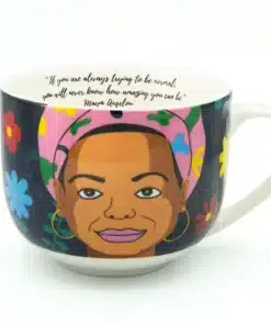 nagy méretű porcelán bögre Maya Angelou