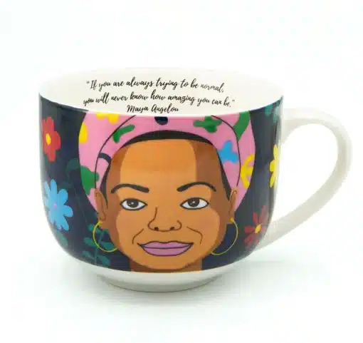 nagy méretű porcelán bögre Maya Angelou