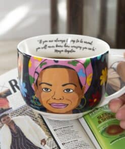 nagy méretű porcelán bögre Maya Angelou