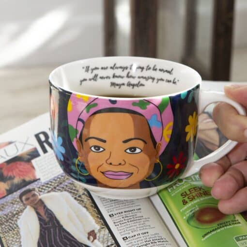 nagy méretű porcelán bögre Maya Angelou