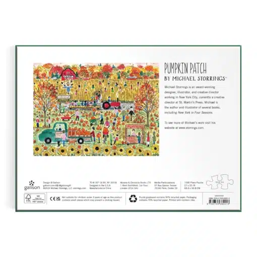 Michael Storrings Pumpkin Patch 1000 darabos puzzle