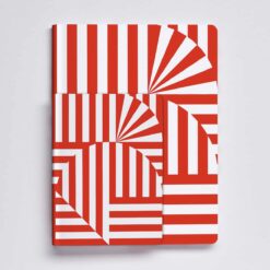 NUUNA Graphic pontozott lapos jegyzetfüzet - Fancy Fans