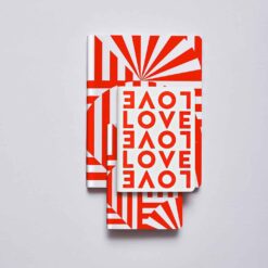 NUUNA Graphic pontozott lapos jegyzetfüzet - Fancy Fans