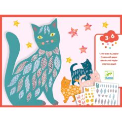 djeco Matricázó képkészítés - Cicák és macskák - Elodie’s cute cats