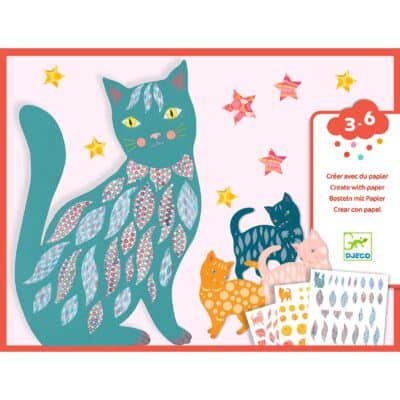djeco Matricázó képkészítés - Cicák és macskák - Elodie’s cute cats