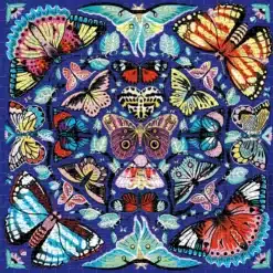 pillangó kaleidoszkóp 500 darabos családi puzzle Mudpuppy