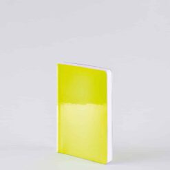 NUUNA Graphic S pontozott lapos jegyzetfüzet Candy - Neon yellow