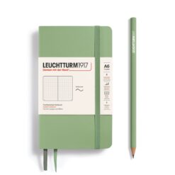 LEUCHTTURM1917 A6 Pocket pontozott lapos NOTEBOOK, Sage