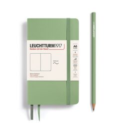 LEUCHTTURM1917 A6 Pocket sima lapos NOTEBOOK, Sage