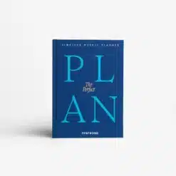 PRINTWORKS dátumozatlan határidőnapló - The perfect plan, kék