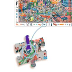 Djeco Megfigyeltető puzzle - A város, 200 db-os - The city