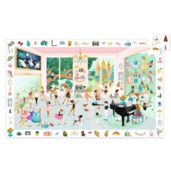 Djeco Megfigyeltető puzzle - Balett iskola, 100 db-os - The dance school