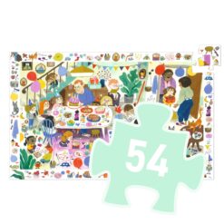 Djeco Megfigyeltető puzzle - Szülinapi parti, 54 db-os - Birthday Party
