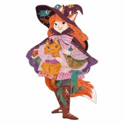 Djeco Óriás puzzle - Lili a kis boszorka, 36 db-os - Lily the witch