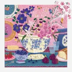 Galison Joy Laforme Art of the Table 500 darabos prémium puzzle | aranyfóliás részletekkel