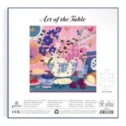 Galison Joy Laforme Art of the Table 500 darabos prémium puzzle | aranyfóliás részletekkel