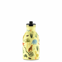 24BOTTLES Kids Clima 330ml rozsdamentes acél kulacs, JUNGLE FRIENDS