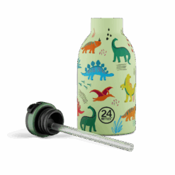 24BOTTLES Kids Clima 330ml rozsdamentes acél kulacs, JURASSIC FRIENDS