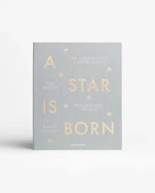 PRINTWORKS Baba fotóalbum - A Star is Born, Grey