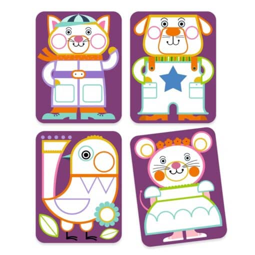 Djeco: Design by Palettafestés - Pufók pofik - Palette painting - Chubby cheeks