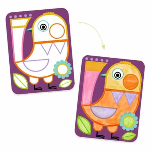 Djeco: Design by Palettafestés - Pufók pofik - Palette painting - Chubby cheeks