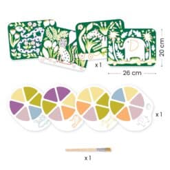 Djeco: Design by Palettafestés - Vadon - Palette painting - Wild one