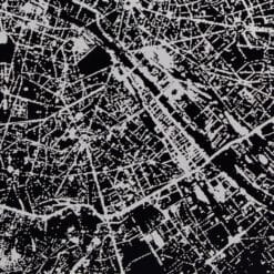 NUUNA Graphic L Light pontozott lapos jegyzetfüzet Nightflight - Paris Silver