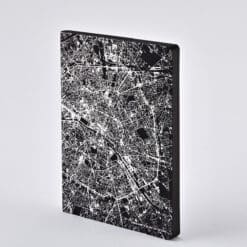NUUNA Graphic L Light pontozott lapos jegyzetfüzet Nightflight - Paris Silver