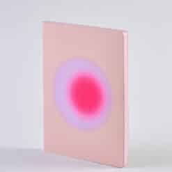 NUUNA Graphic L Light pontozott lapos jegyzetfüzet Colour Clash - TRANCE PINK