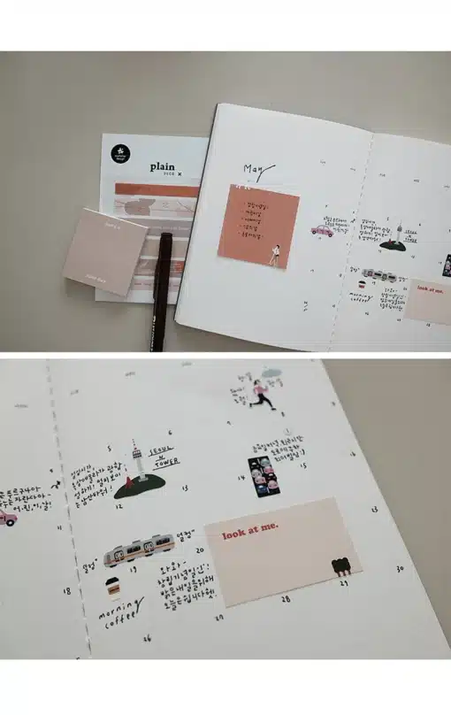 Suatelier design post it - daily plan 21