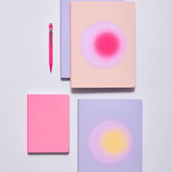 NUUNA Graphic L Light pontozott lapos jegyzetfüzet Colour Clash - TRANCE PINK