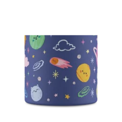 24BOTTLES Kids Clima 330ml rozsdamentes acél termosz szívószálas kupakkal, Space Friends