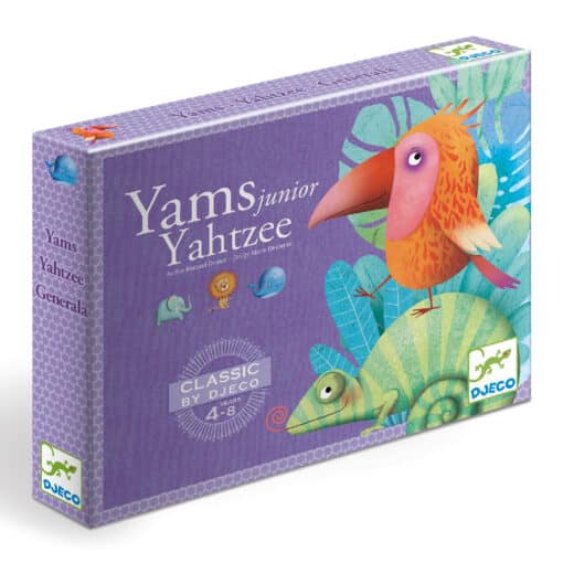 Djeco Társasjáték klasszikus - Junior kockapóker - Yams yatzi