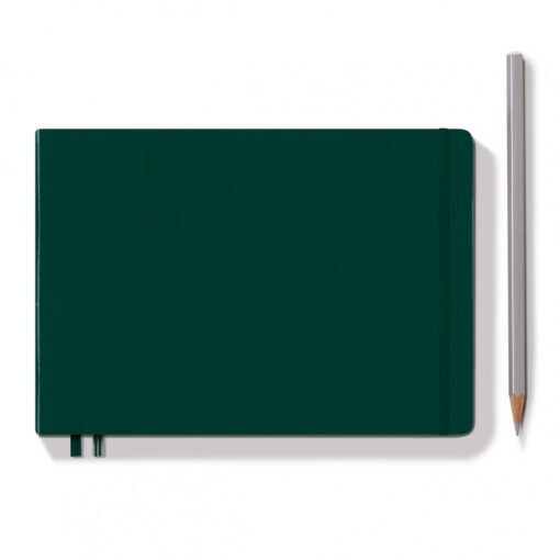LEUCHTTURM1917 Sketchbook A5 fekvő, erdő zöld