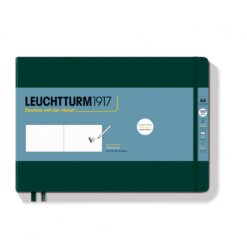 LEUCHTTURM1917 Sketchbook A5 fekvő, erdő zöld