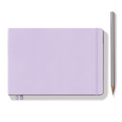 LEUCHTTURM1917 Sketchbook A5 fekvő, lila