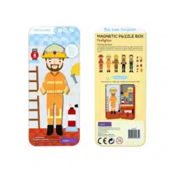 Mágneses puzzle játék, Tűzoltó MierEdu