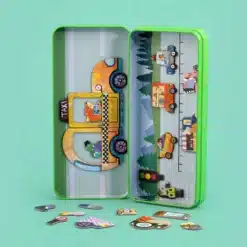 Mágneses puzzle játék, Autók MierEdu