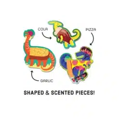Mudpuppy – Pizzaszaurusz 60 db-os illatos puzzle