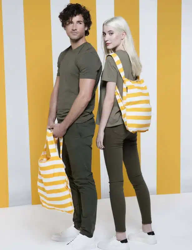 Notabag bevásárlótáska - Golden Stripes