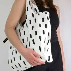 Notabag bevásárlótáska Tote - Black Brush