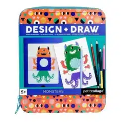 Petit Collage – Design+ Draw- Szörny tervező játék úti verzió