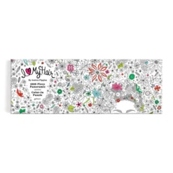 Galison – Andrea Pippins Flowers In Your Hair – Színezhető panoráma puzzle – 1000 darabos