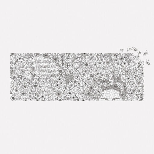 Galison – Andrea Pippins Flowers In Your Hair – Színezhető panoráma puzzle – 1000 darabos