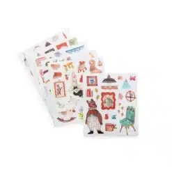 Moulin Roty - Aprócskák - Matricás színező album - 20 oldalas