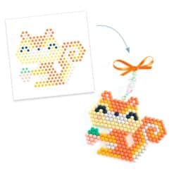 Djeco: Design by Artistic Aqua - Vizes gyöngykirakó készlet, Bundás barátok - Furry friends