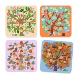 Djeco: Design by Kollázs műhely - Évszakokon át - Through the seasons